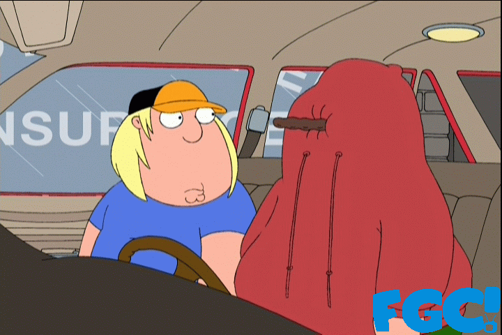 Family Guy Peter imitating an anus